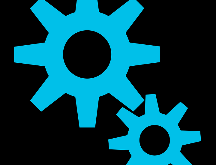 Free engine gears cogs vector