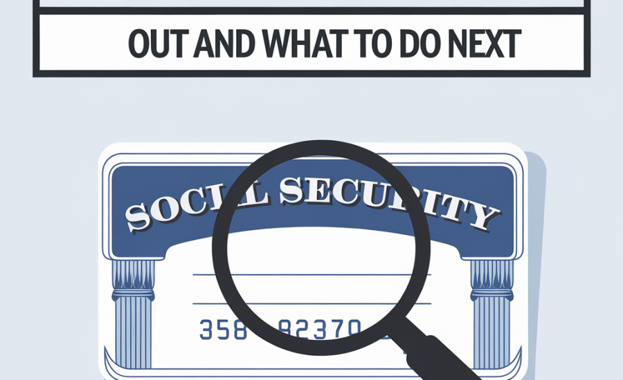 a magnifying glass over a card